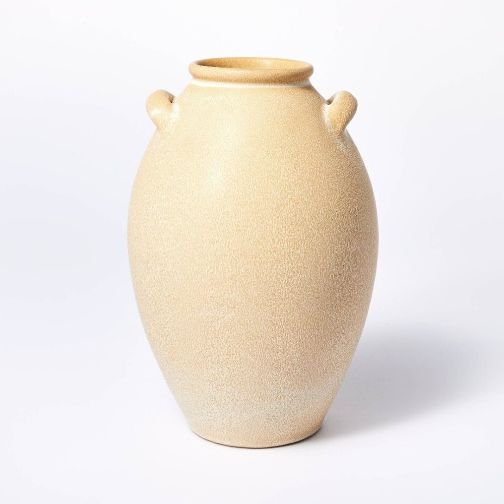 Tall Earthenware Vase with Handle - Threshold‎ Studio McGee, Target 2023